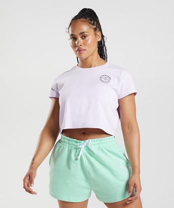 Corp Tops Gymshark Legacy Mujer Moradas | CO 2557BEX